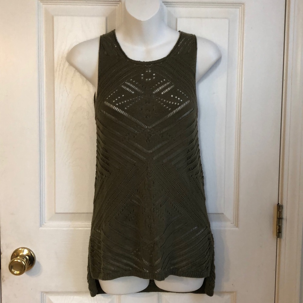 🔴 5/$12  Vintage Retro style Crochet Top